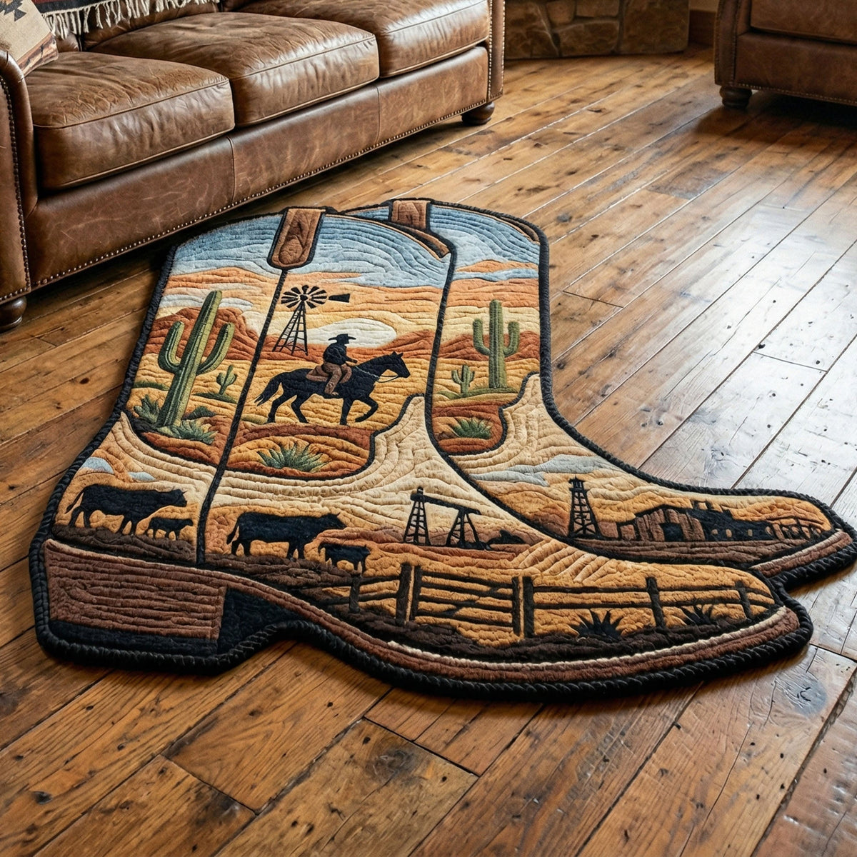 Cowboystiefel Wüstenreiter Sonderform Decke