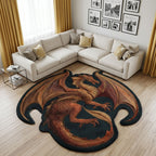 Brauner Drache Erdreich Sonderform Decke