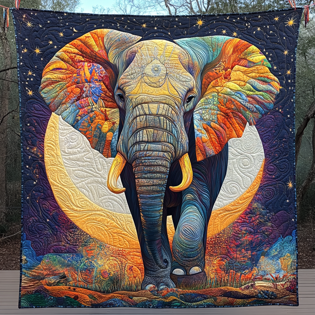 Elefant Mondumarmung Decke