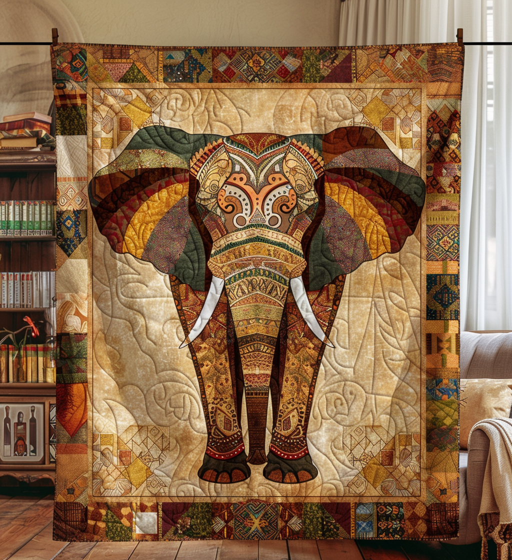 Elefant Mandala Umarmung Decke