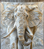 Elefant Weisheit Relief Decke