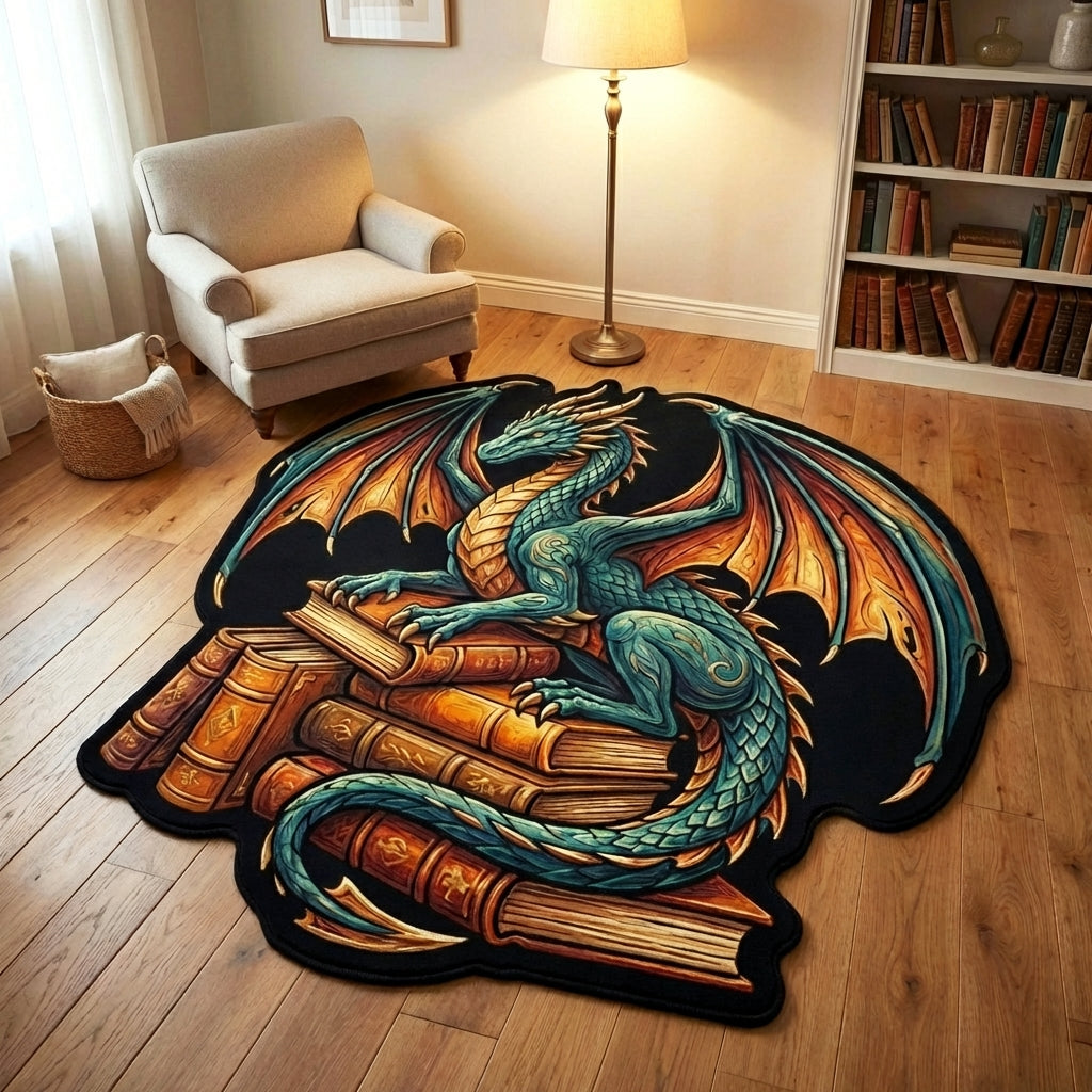 Smaragddrache Bücherschatz Sonderform Decke