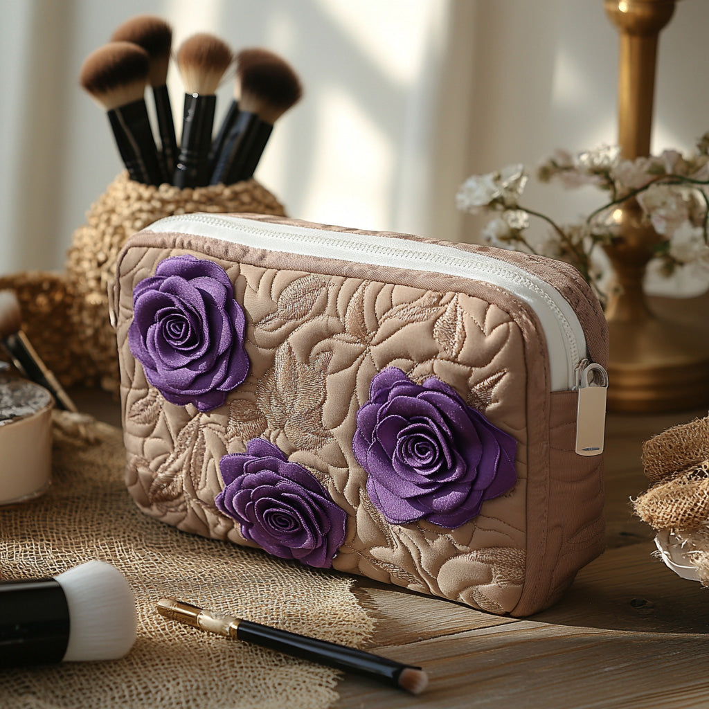 Kosmetiktasche – Verzauberte Rose