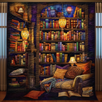 Fantasie Bücherbibliothek Decke