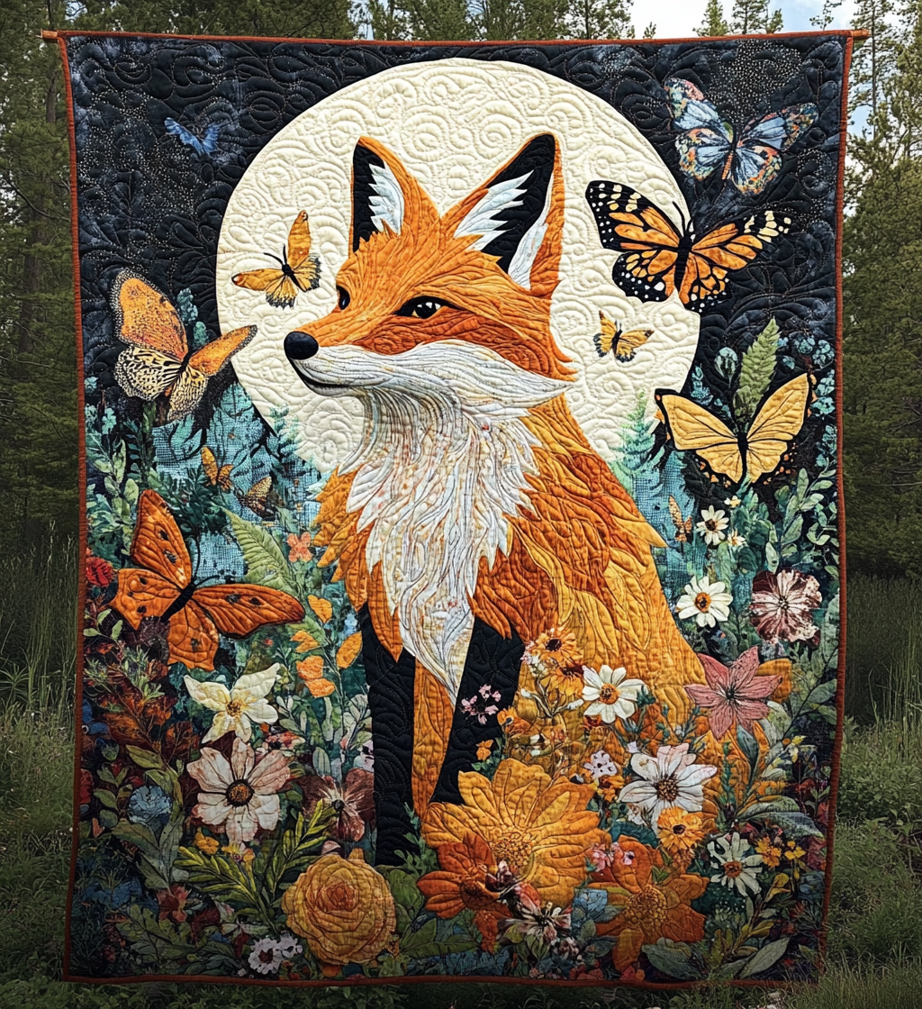 Fuchs Mondblüten Decke