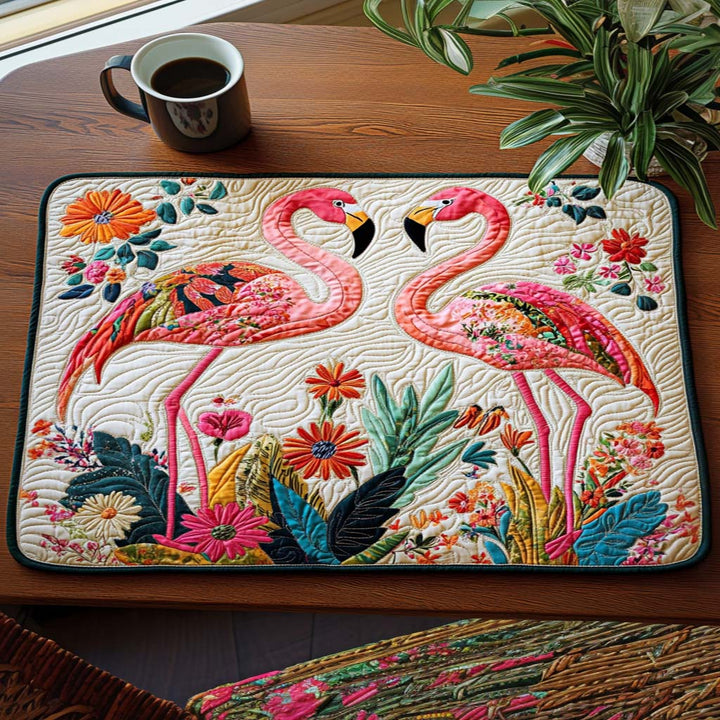 Flamingo Serenade Blüten Untersetzer