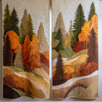 Herbstwald Zuflucht Vorhänge