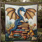 Eisblauer Drache Bücher Decke