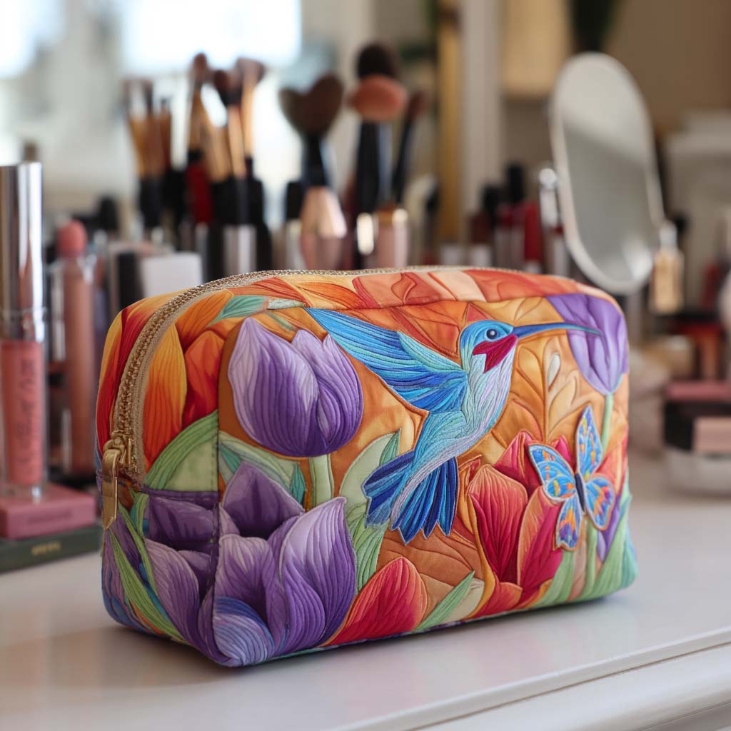 Kosmetiktasche – Gartenglühen