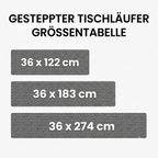Osterhasen Eier Blütenkranz Tischläufer