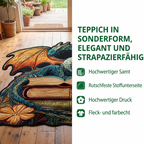 Schildkröte Herzform Küstenleben Sonderform Decke