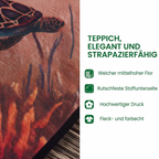 Farbenfrohe Sonnenblumen Teppich