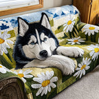 Husky Margeriten Sofaüberwurf