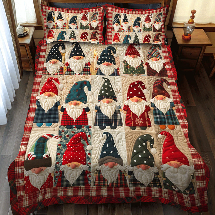 Wichtel Patchwork Gemütlichkeit 3-teiliges Bettwäsche-Set