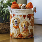 Golden Retriever in Sternennacht Wäschekorb