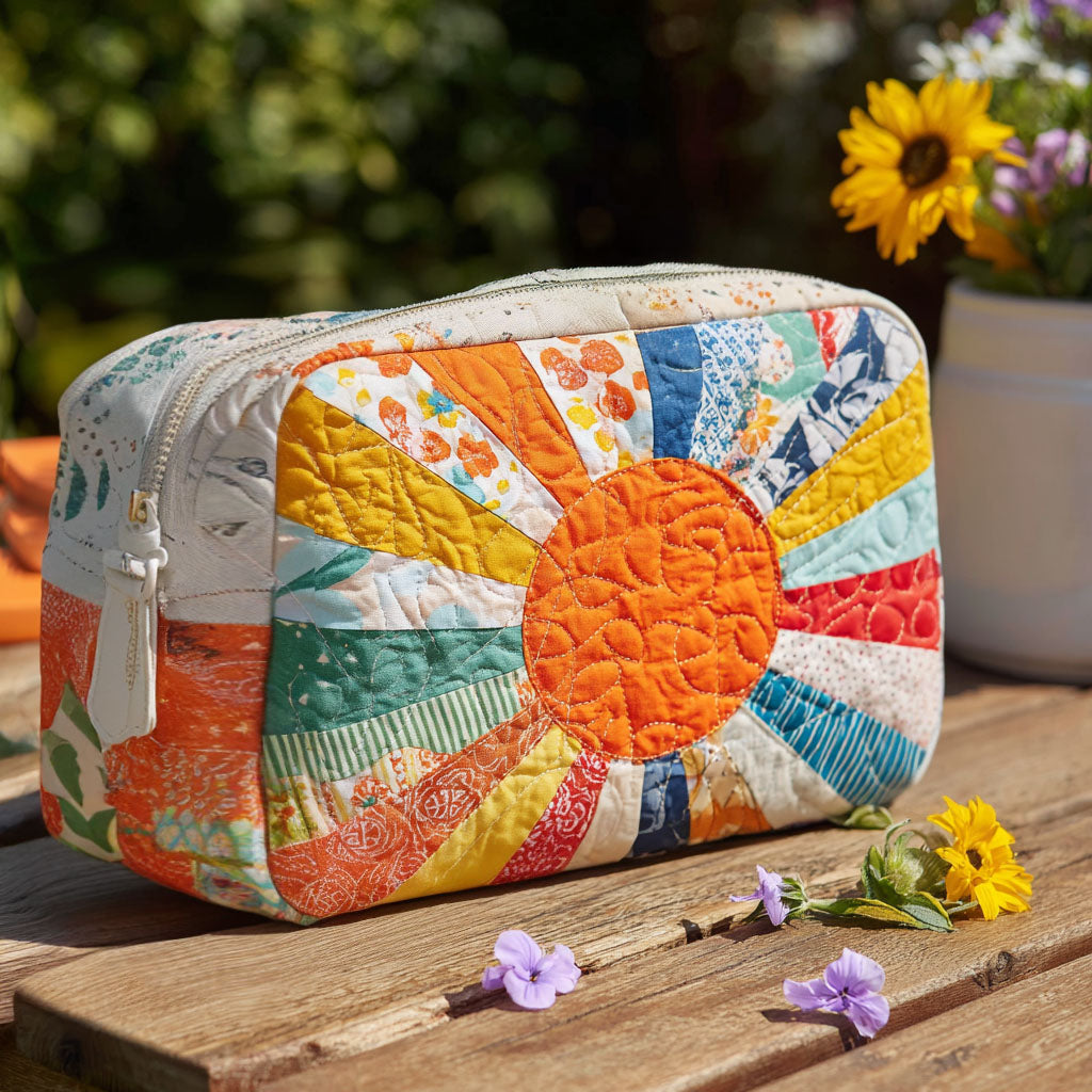 Kosmetiktasche – Goldener Strahl