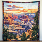 Grand Canyon Sonnenuntergang Kunst Wandbehang