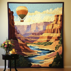 Heissluftballon über Grand Canyon Kunst Wandbehang