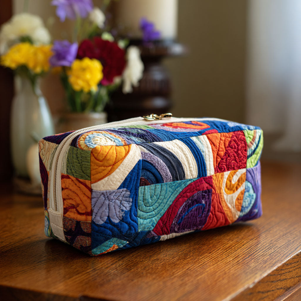 Kosmetiktasche – Groovy Wellen
