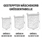 Meeresgrund mit Seestern Wäschekorb
