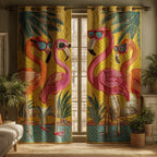 Havanna Flamingo Vorhänge