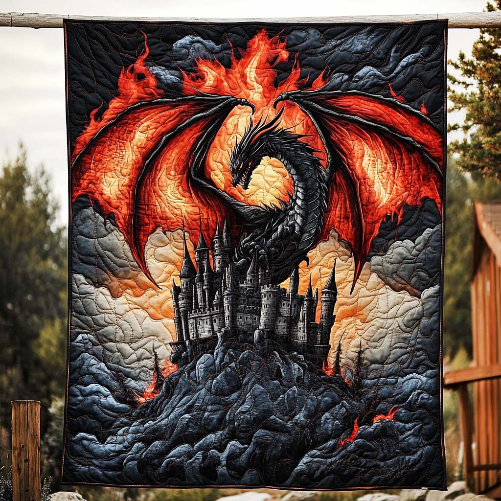 Roter Drache Infernowächter Decke