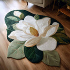 Elfenbein Magnolie Blattgrün Sonderform Decke
