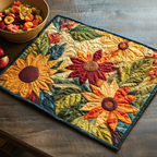 Sonnenblumenfeld Herbst Untersetzer