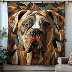 Treuer Boxer Begleiter Decke