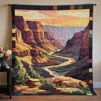 Majestätischer Schluchtblick Kunst Wandbehang