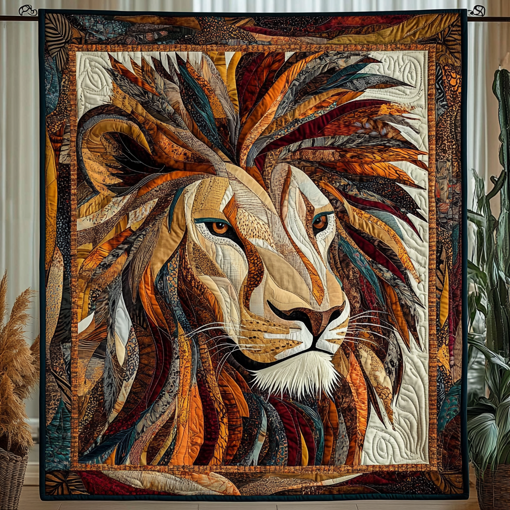 Majestätischer Löwe Mähne Decke