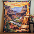 Majestätische Schlucht Kunst Wandbehang