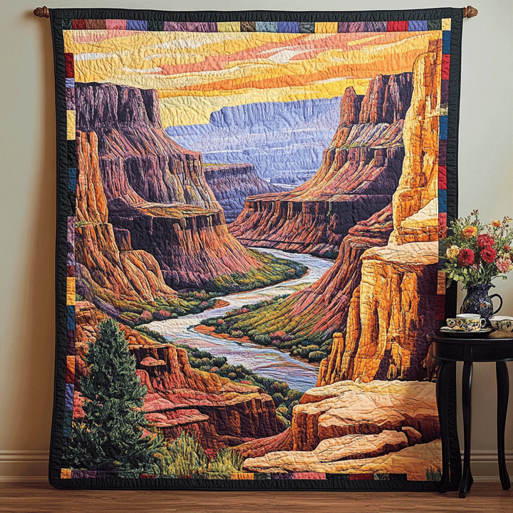 Majestätische Schlucht Kunst Wandbehang