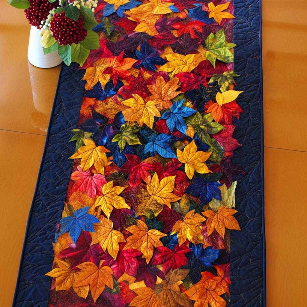 Herbst Kürbisfeld Tischläufer