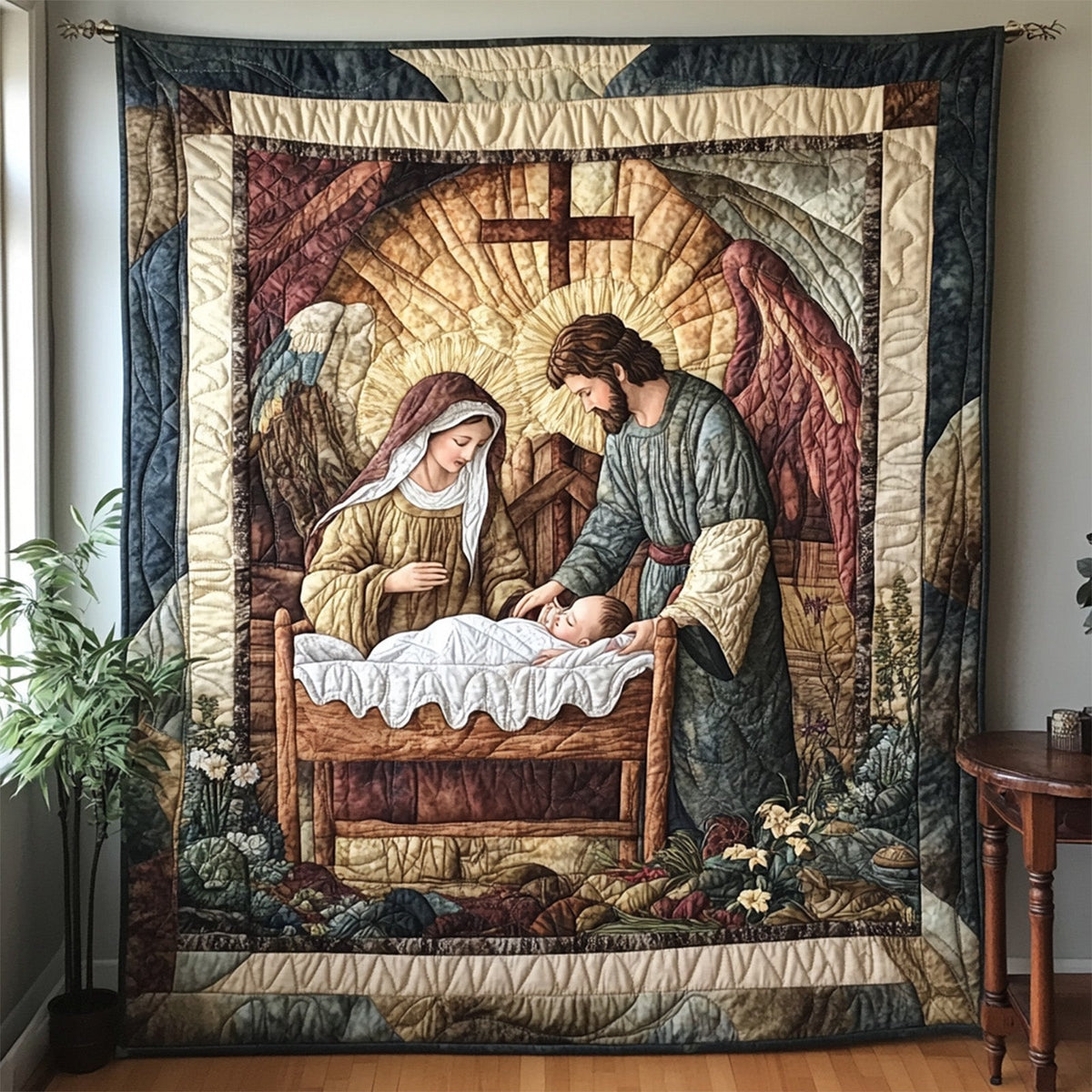 Heilige Geburt Kunst Wandbehang