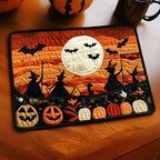 Mondschein Halloween Hexen Untersetzer