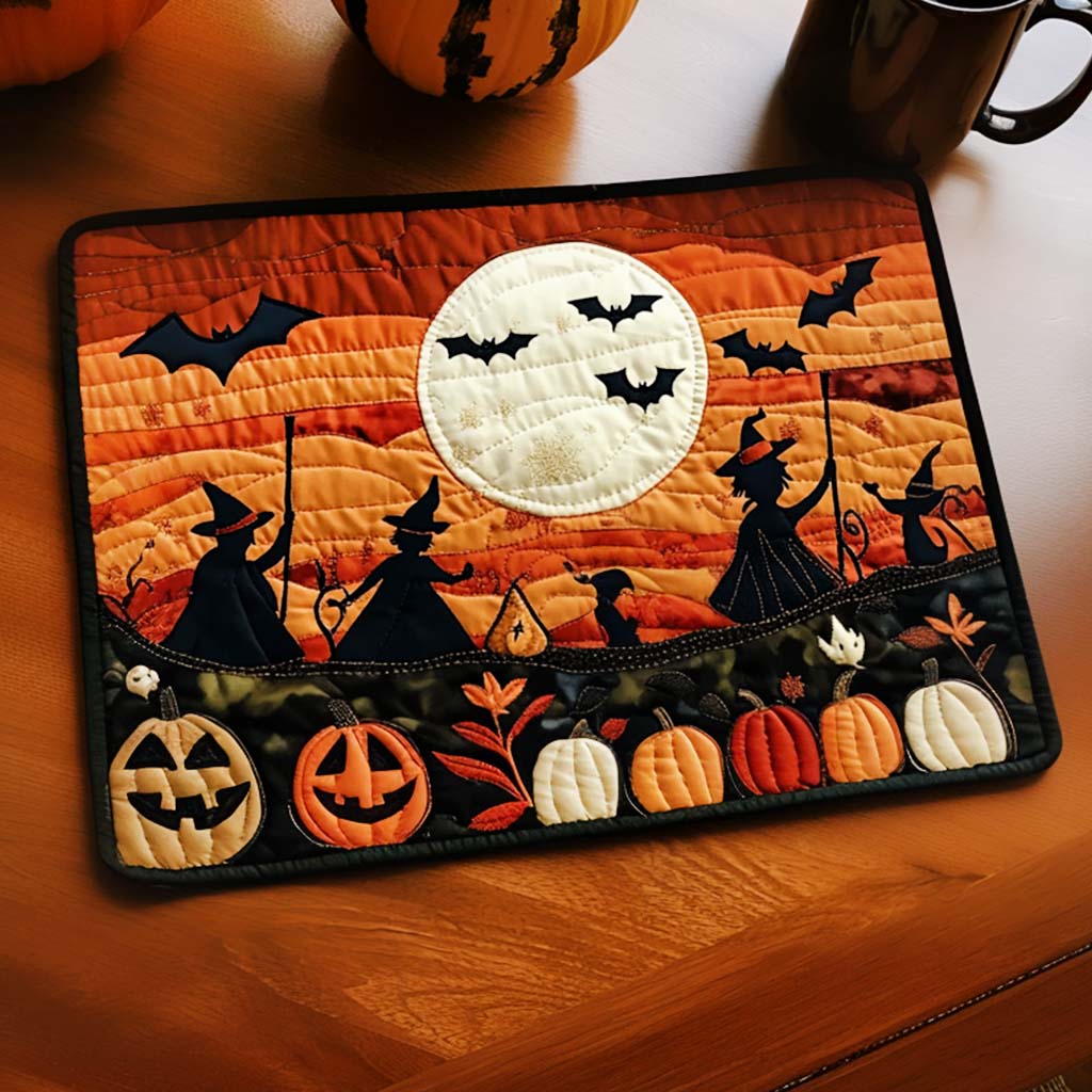 Mondschein Halloween Hexen Untersetzer