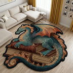 Mystischer Drache Bücher Sonderform Decke