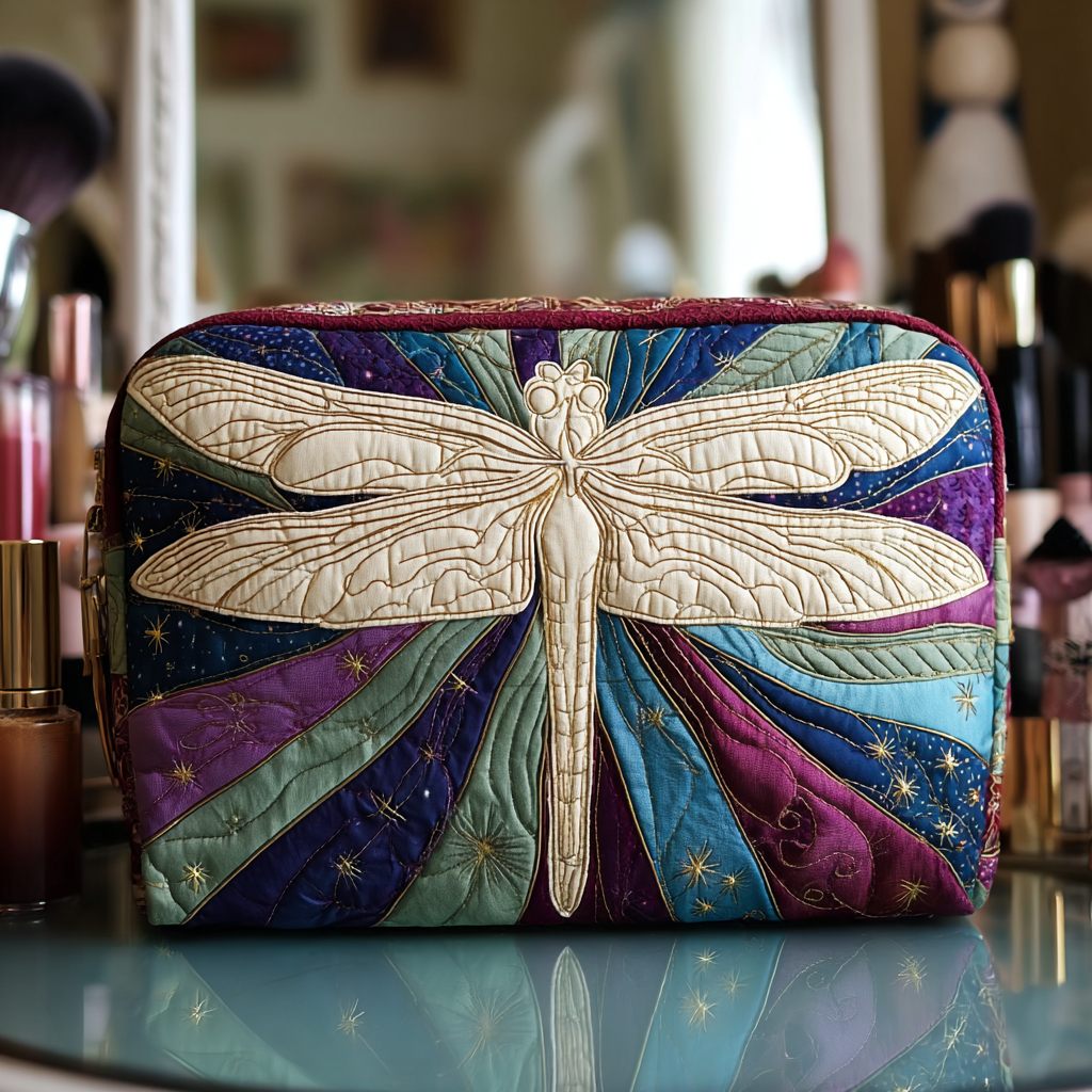 Kosmetiktasche – Mystische Libelle