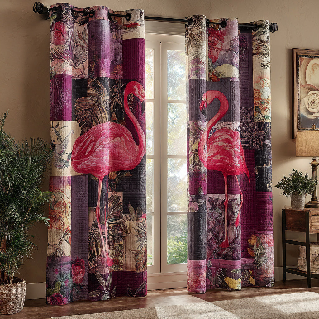 Mystische Flamingos Vorhänge