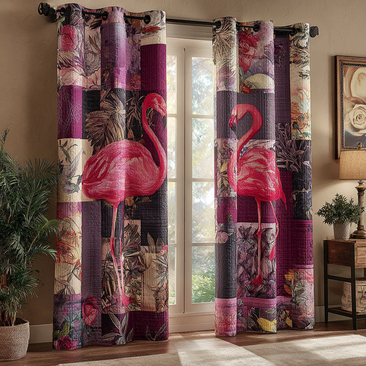 Mystische Flamingos Vorhänge