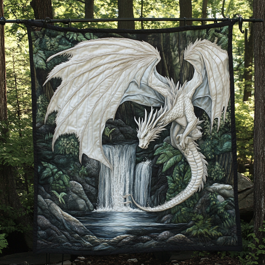 Mystischer Weisser Himmelsdrache Decke