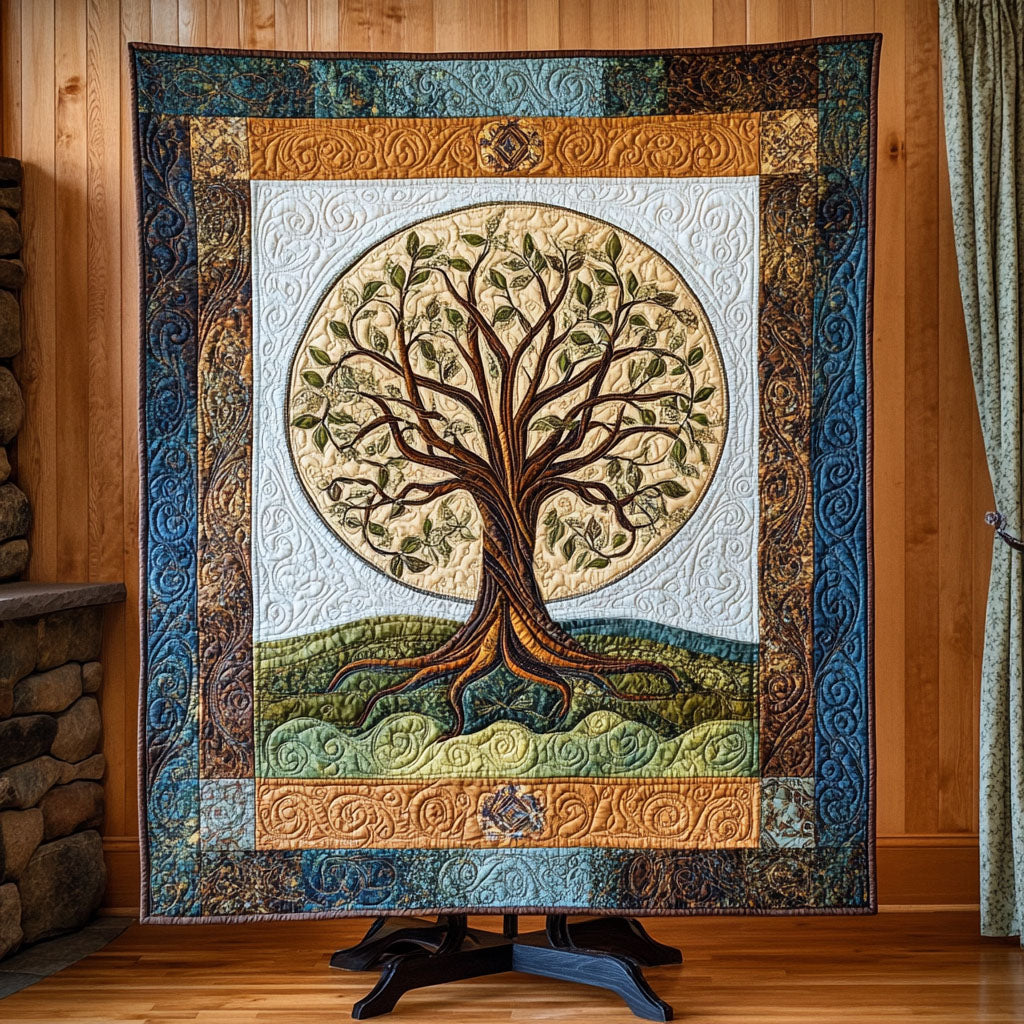 Lebensbaum Kunst Wandbehang