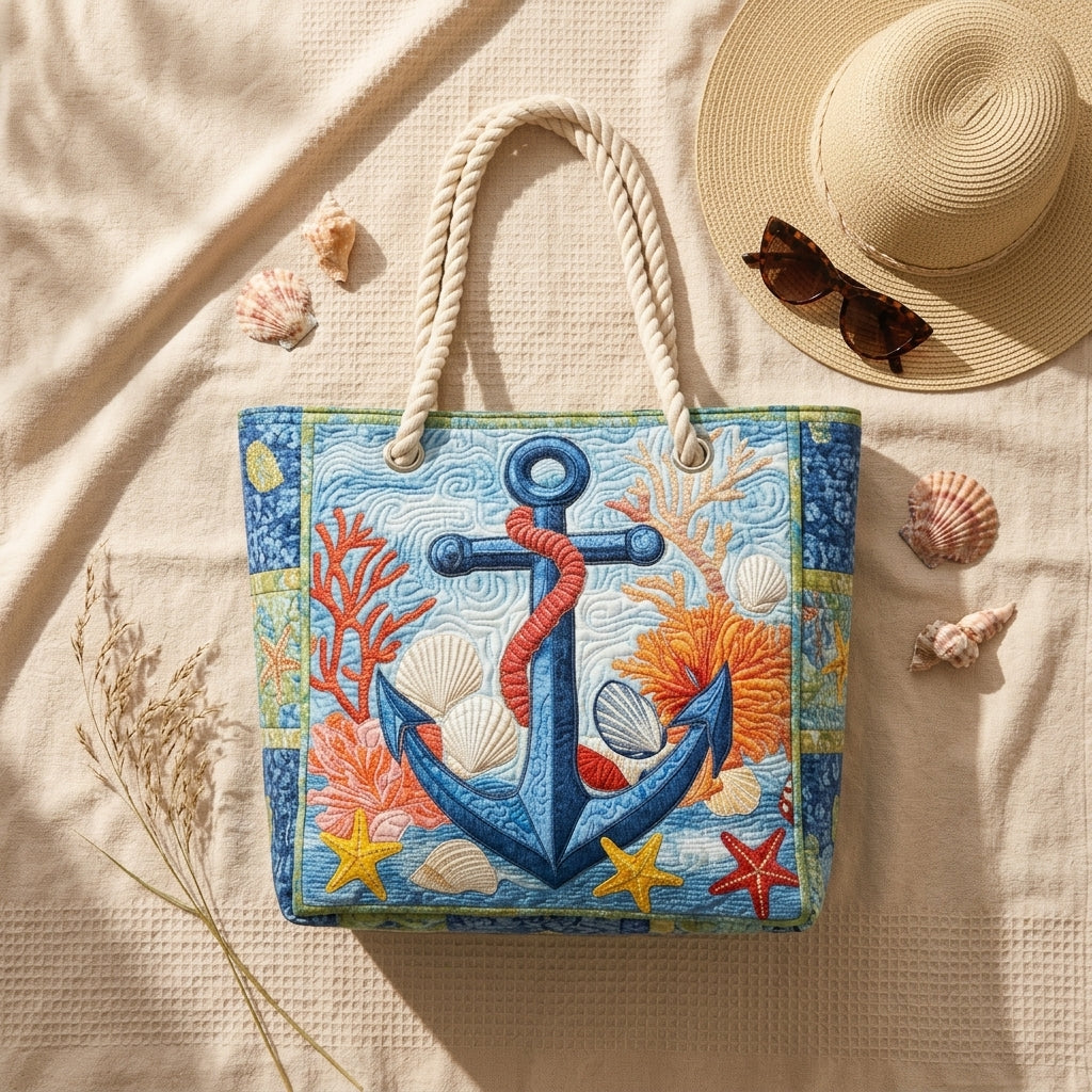 Strandtasche - Verankert am Kai
