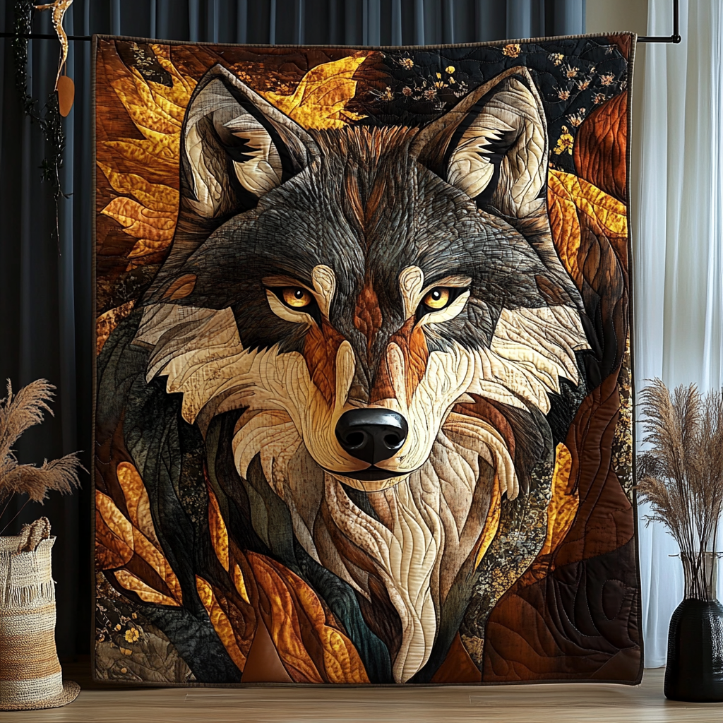 Wolf Nachtjäger Herbst Decke