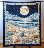 Vollmond über dem Meer Kunst Hängend