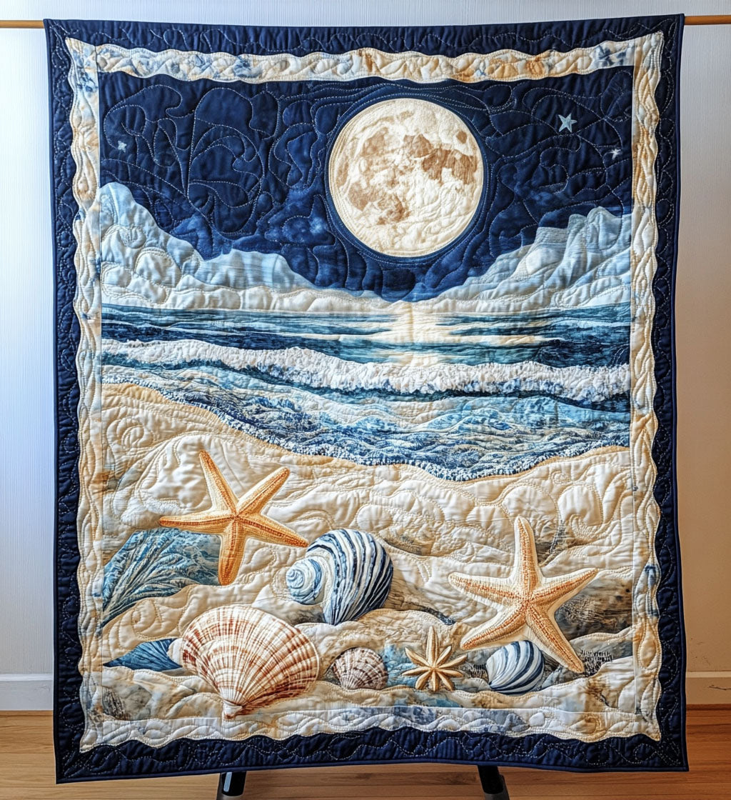 Vollmond über dem Meer Kunst Hängend