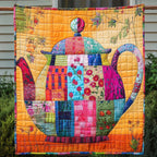 Patchwork Teekanne Kunst Hängend
