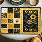 Sonnenschein Sonnenblumen Patchwork Untersetzer