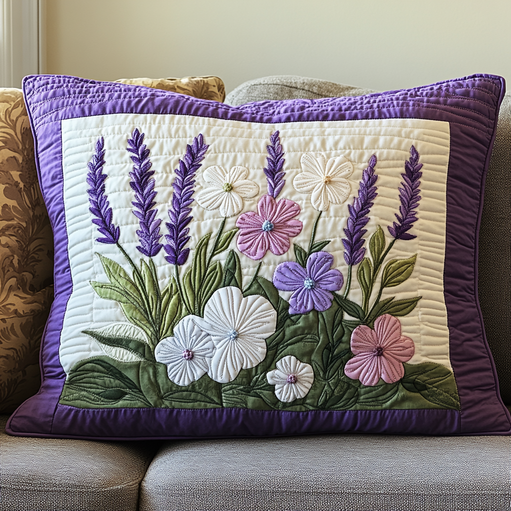Lavendel Blüten Refugium Kissenbezug